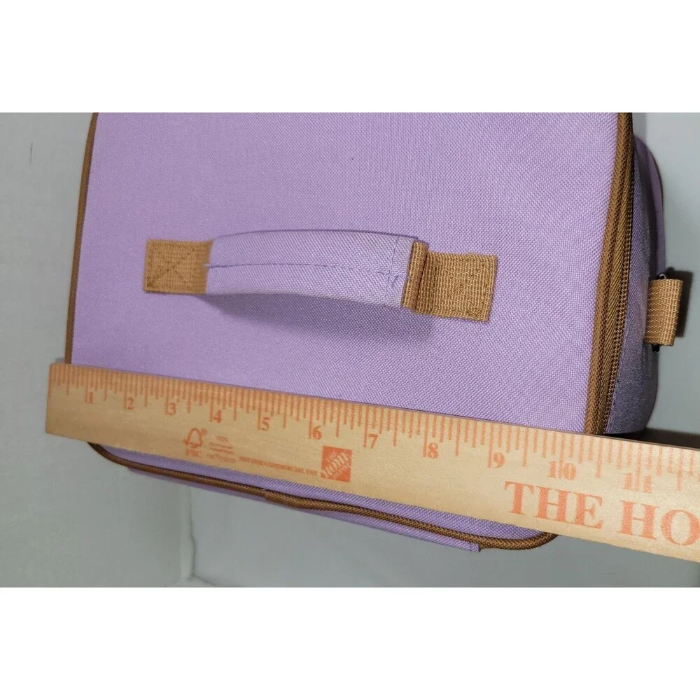 Lucky Brand Purple Lunch Bag Insulated with Detachable Strap 10x7x7.5